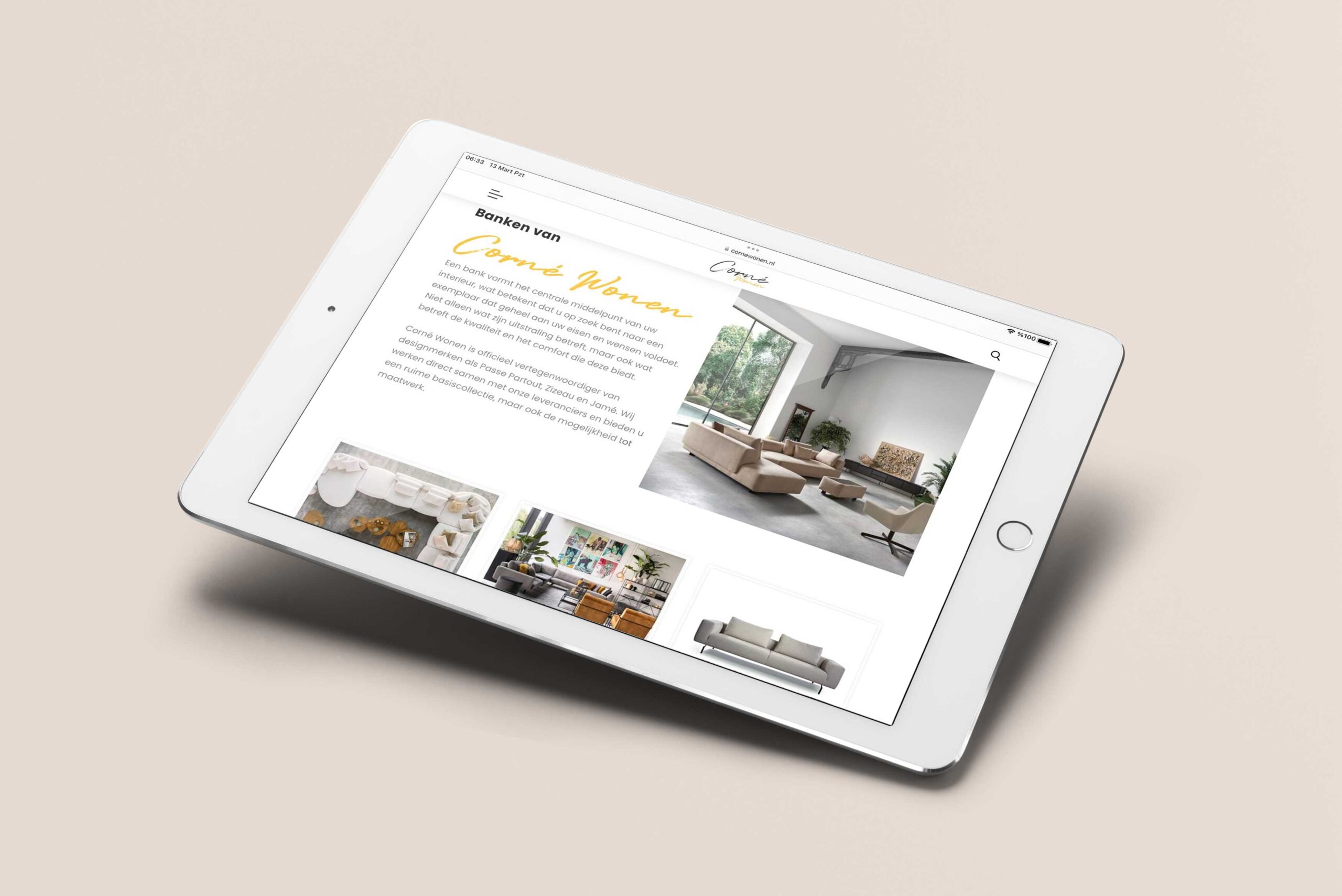 Corne Wonen – Web Tasarım Projesi