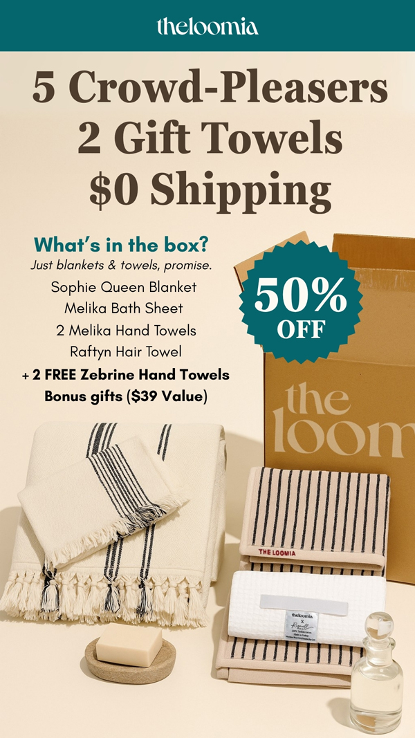 5-Crowd-Pleasers,-2-Gift-Towels,-$0-Shipping
