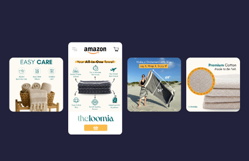 Amazon Ürün Görselleri Tasarımı | The Loomia